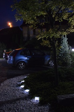 СОЛНЕЧНАЯ БРУСТОЧКА, СТЕКЛЯННЫЙ КАМЕНЬ, LED, 5 ШТ.