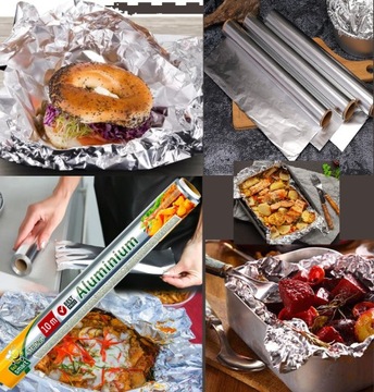 ФОЛЬГА АЛЮМИНИЕВАЯ ТОЛСТАЯ 10М PACLAN STRONG FOOD CATERING