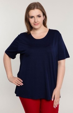 Klasyczna dzianinowa bluzka PLUS SIZE rozm. 48-62