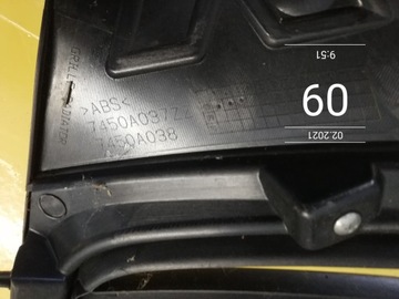 MITSUBISHI OUTLANDER MŘÍŽKA MASKA NÁRAZNÍKU PŘEDNÍ 7450A038