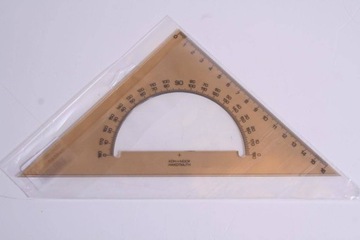 Набор угольников с транспортиром 16см.