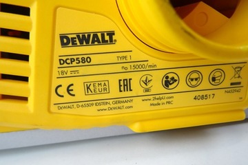 Аккумуляторный рубанок DeWalt, литий-ионный аккумулятор, 18 В [DCP580N-XJ]