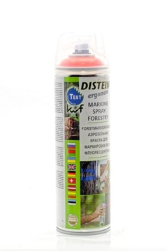 Spray farba Distein do znakowania drzew, pomarańcz
