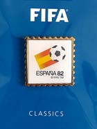 Значок чемпионата мира по классическим играм в Испании 1982 года.