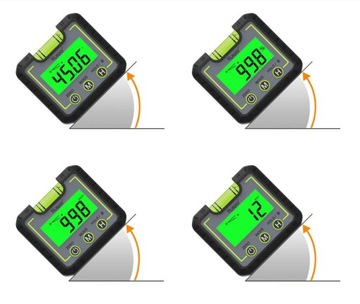 ЦИФРОВОЙ ИЗМЕРИТЕЛЬ УГЛА УРОВНЯ, ПОДСВЕТКА ЖК-дисплея