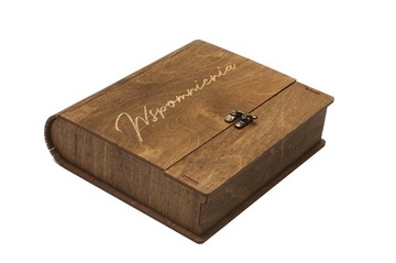 Pudełko na zdjęcia 10x15 drewniane PERSONALIZOWANE