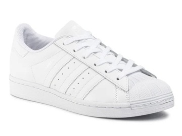 BUTY ADIDAS SUPERSTAR białe EG4960 skórzane 46