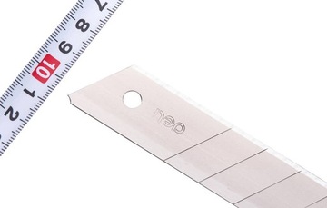 НАБОР ЗАПАСНЫХ ЛЕЗВИЙ ДЛЯ НОЖЕЙ 25 ММ DELI TOOLS, 10 ШТ.