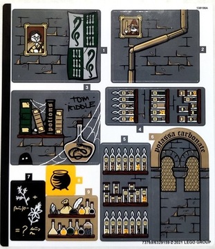4You LEGO HARRY POTTER 76383 NAKLEJKA ELIKSIRY