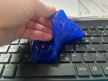 Эластиновый волшебный пластилин для слизи-пыли.