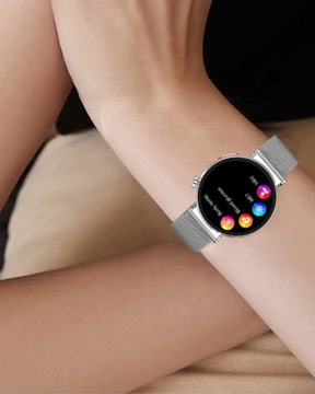 SMARTWATCH ZEGAREK DAMSKI KARDIOWATCH EKG CUKIER HRV PPG CIŚNIENIE MENU PL