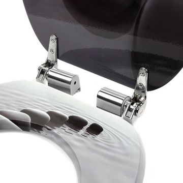 СИДЕНЬЕ ДЛЯ УНИТАЗА МЕДЛЕННО ЗАКРЫВАЮЩЕЕСЯ МДФ UNI