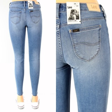 LEE SCARLETT low SKINNY JEANSY SPODNIE _ W24 L31