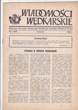 WIADOMOŚCI WĘDKARSKIE 1963