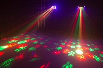 Светодиодный эффект RGBA UV Derby + стробоскоп гобо