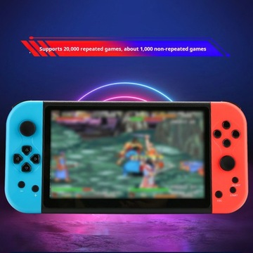 Портативная игровая консоль 7-дюймовый TFT-экран, более 1000 встроенных игр
