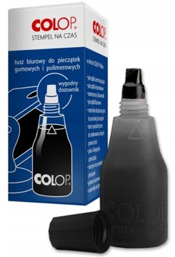 Tusz do pieczątek Colop 25 ml - CZARNY