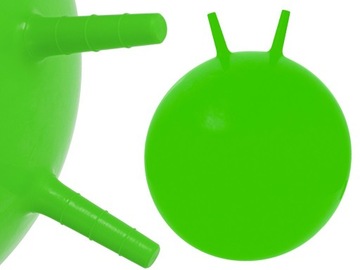 Мяч-кенгуру, 65 см, зеленый