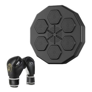 Smart Music Boxing Machine Training Musical Black
