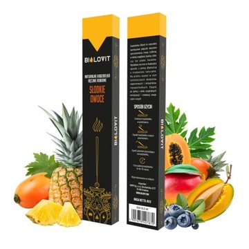 Naturalne kadzidełka zapachowe Słodkie Owoce 40g