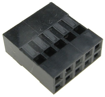 Gniazdo na goldpin 2,54mm + styki BLD-05 (5 szt.) /0104-5