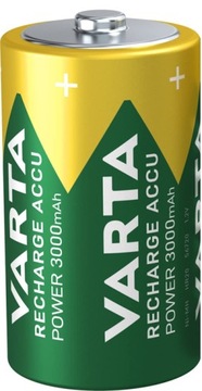 1x AKUMULATOREK BATERIA VARTA R20 D HR20 3000 mAh