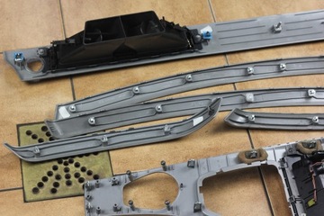 Декоративные планки, серебристый декор BMW E90 E91 EU Europa Navigation CCC