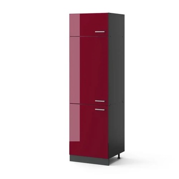 SZAFKA POD ZABUDOWĘ LODÓWKI R-LINE BORDO VICCO