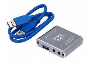 ВИДЕОГРАББЕР HDMI ВИДЕОРЕКОРДЕР USB 4K OBS КАРТА ПОТОКОВОГО ЗАХВАТА ПК