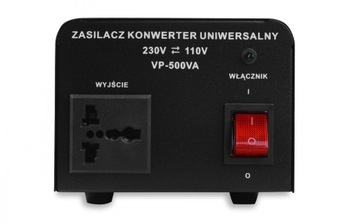 KONWERTER NAPIĘCIA VP 500 230VAC/110VAC VOLT ZASIL