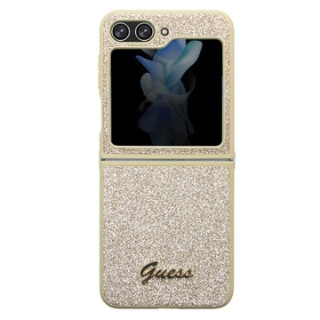 Накладка Guess Super Case для Samsung Z Flip5 GUHCZF5HGGSHD gold HC PU/TPU