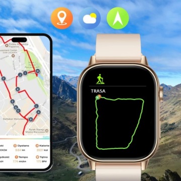 SMARTWATCH RUBICON женские часы с GPS TALKING COMPASS BATTERY 420