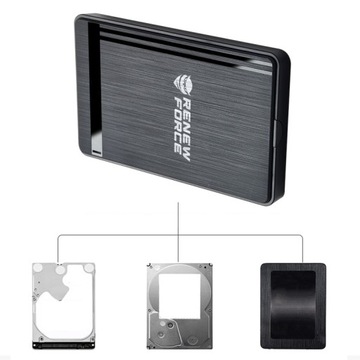 Отсек для жесткого диска Корпус для жесткого диска SSD 2,5 дюйма SATA до 5 Гбит/с USB 3.0