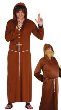STRÓJ MNICH DUCHOWNY RELIGIA TOGA SUTANNA L