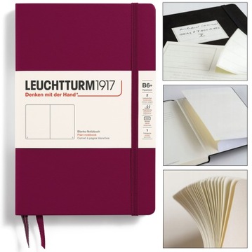 Notatnik LEUCHTTURM1917 Notes Twardy B6 Gładki szkicownik