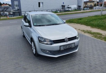Volkswagen Polo V 2010 Volkswagen Polo 1.6TDi 75KM 5-Drzwi Klima Grzane Fotele Czujniki Parkowania