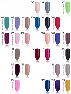 НАБОР 10x гибридного лака NTN MIX OF COLORS OLIVE