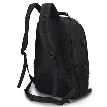 PLECAK WOJSKOWY PLECAK TAKTYCZNY PLECAK MILITARNY CZARNY 50L NYLON 600D