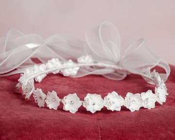 Причастие венок для причастия белые цветы