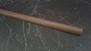 Четверть круглая ТЕМНЫЙ ОРЕХ ПВХ, длина 200 см, ширина 13 мм