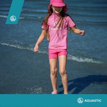 Sandały dziecięce AQUASTIC Sandi Jrg różowy 24 Lekkość i elastyczność