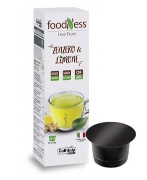Foodness Zenzero & Lemone Herbata Imbir i Cytryna do Caffitaly/Cafissimo 10