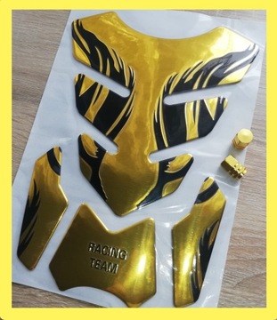 Накладка на бак GOLD Honda Suzuki Yamaha Free MOTUL