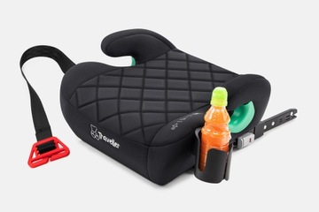 FOTELIK SAMOCHODOWY PODKŁADKA SIEDZISKO ISOFIX CZARNY R129 125-150 CM