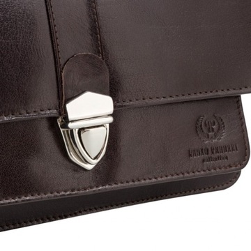 ЭЛЕГАНТНАЯ МУЖСКАЯ КОЖАНАЯ СУМКА T-21-BR