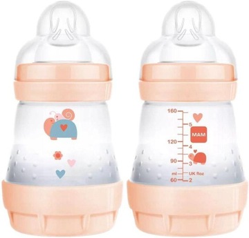 MAM Butelka Anti-Colic 160ml 0m+ Girl