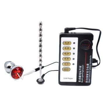 Electric Shock Vagina Anal Plug Urethral Catheter Penis Plug Ring Nipple
