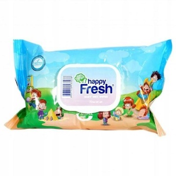 HAPPY FRESH Chusteczki nawilżane dla dzieci