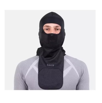 KOMINIARKA POD KASK RAVEN CZARNO-SZARA