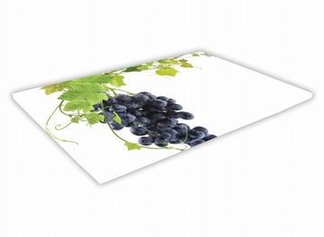 SZKLANA DESKA KUCHENNA 40x30 178b Winogrona